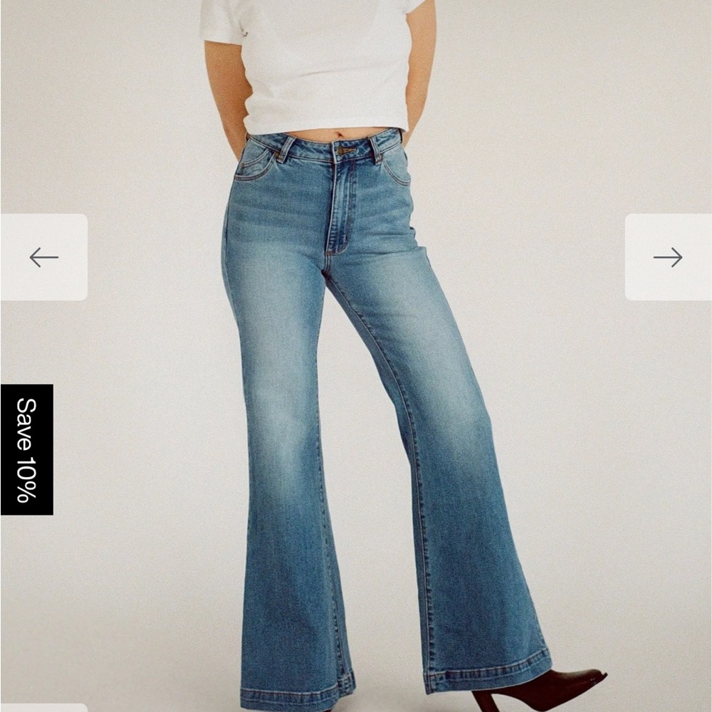 ROLLA'S Blue Flare & Wide Leg Jeans